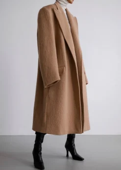 The Frankie Shop John Oversized Coat Camel Clearance