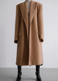 The Frankie Shop John Oversized Coat Camel Clearance