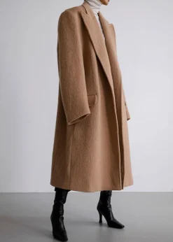 The Frankie Shop John Oversized Coat Camel Clearance
