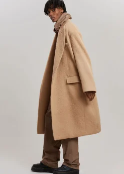 The Frankie Shop John Oversized Coat Camel Clearance