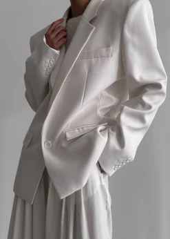 The Frankie Shop Jun Blazer White Sale