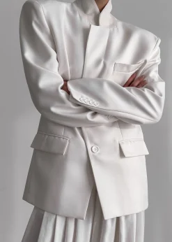 The Frankie Shop Jun Blazer White Sale