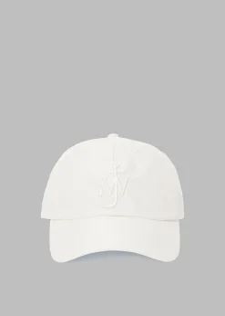 The Frankie Shop Jw Anderson Baseball Cap With Anchor Logo White Hot