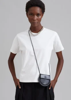 The Frankie Shop Jw Anderson Bumper-Moon Coin Purse Black Clearance