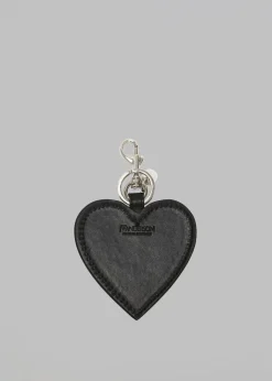 The Frankie Shop Jw Anderson Heart Keyring White/Black New