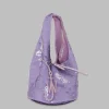 The Frankie Shop Jw Anderson Mini Sequin Shopper Top Handle Bag Lilac Sale