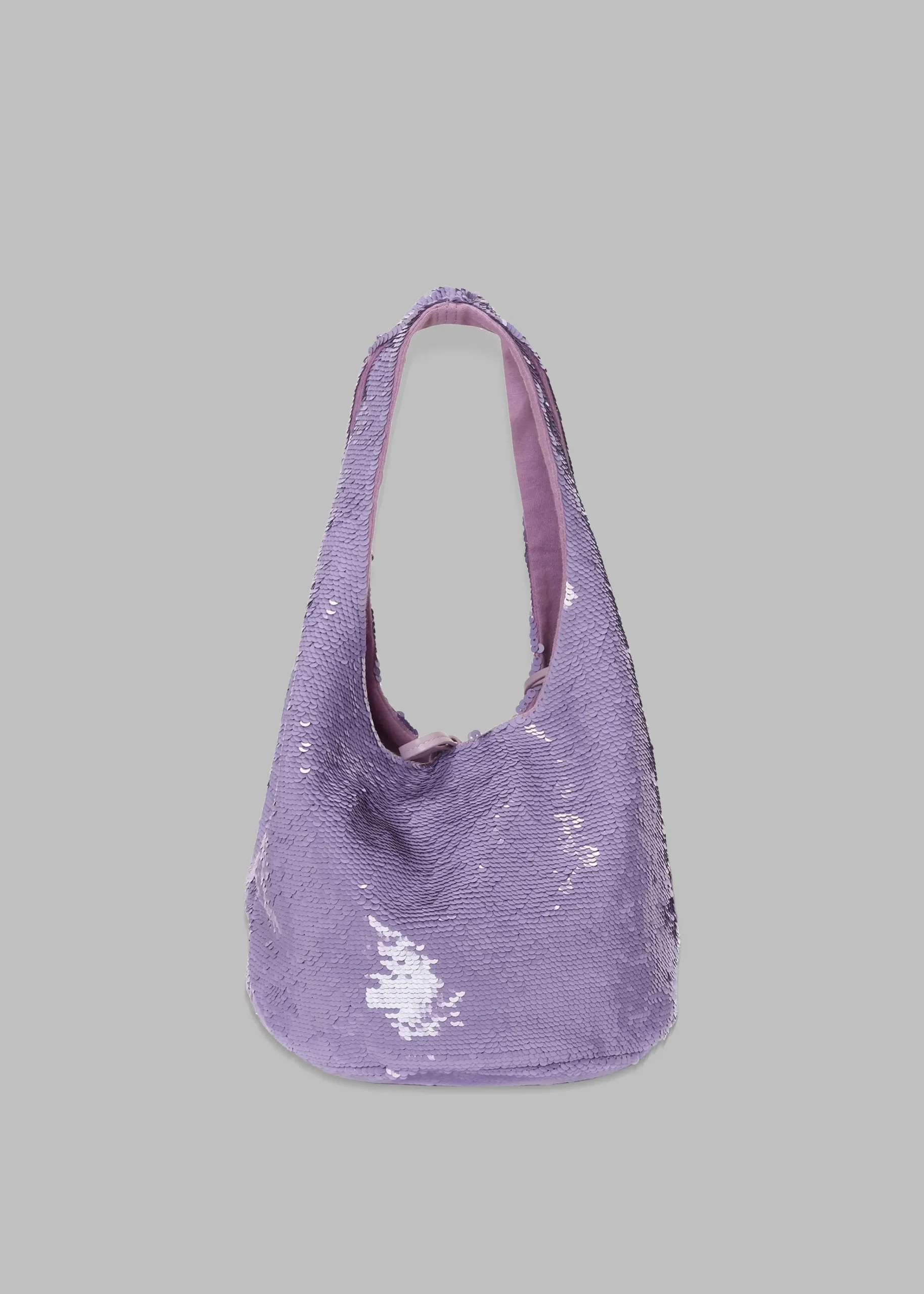 The Frankie Shop Jw Anderson Mini Sequin Shopper Top Handle Bag Lilac Sale