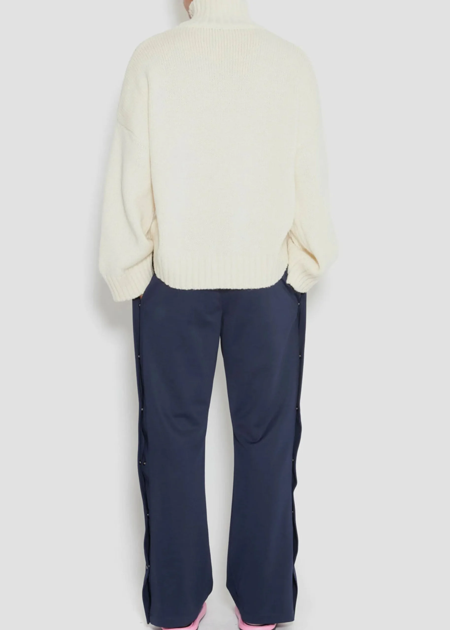 The Frankie Shop Jw Anderson Patch Pocket Turtleneck Off White/Black Online