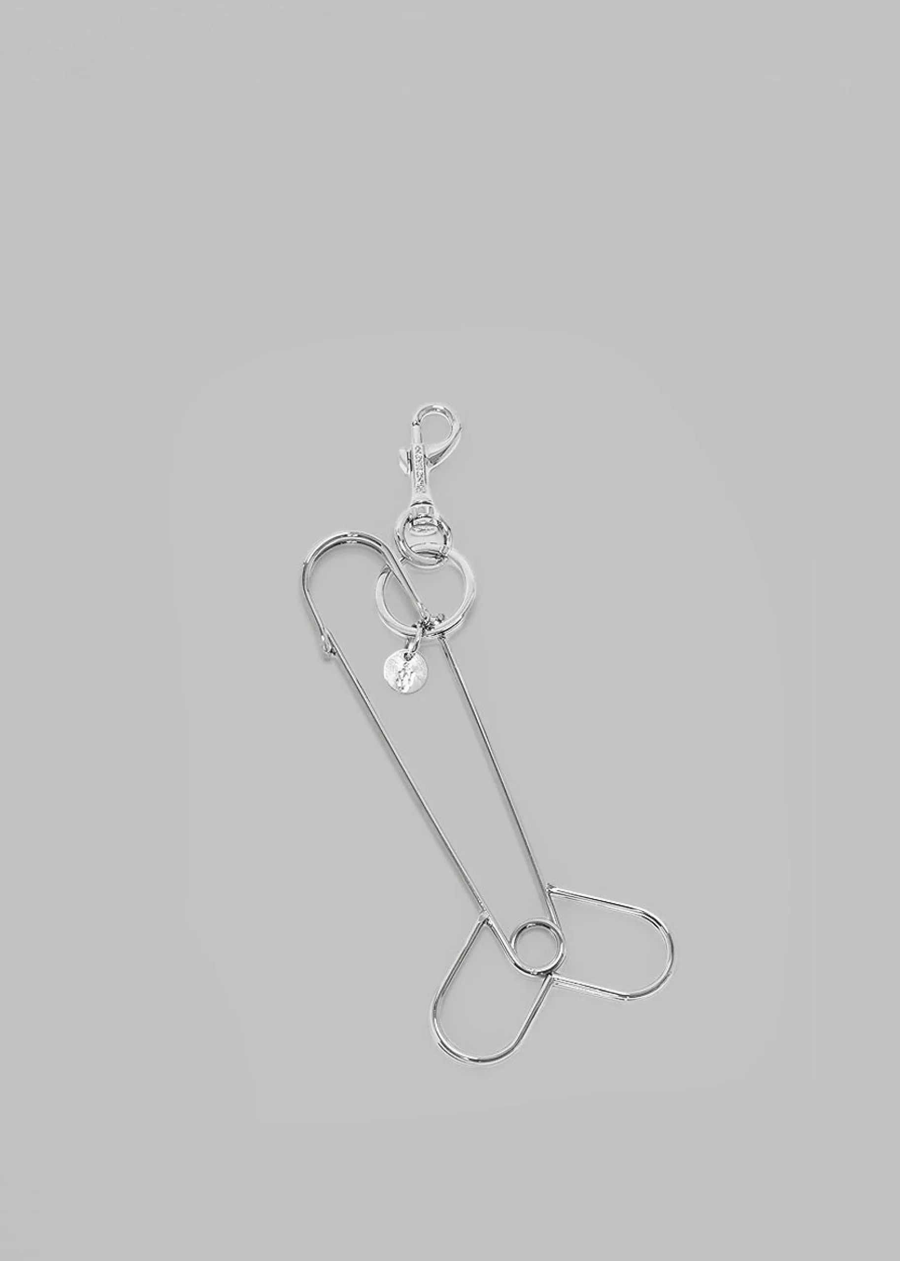 The Frankie Shop Jw Anderson Penis Outline Keyring Silver Clearance