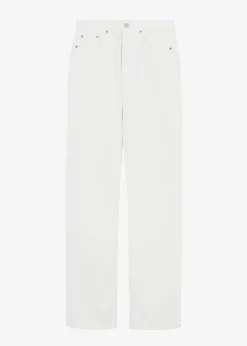 The Frankie Shop Kadie Straight Jeans Off White Sale