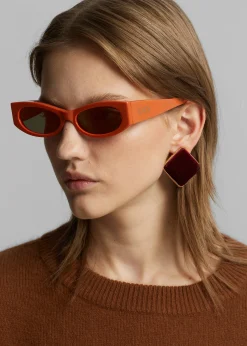 The Frankie Shop Karen Wazen Ciara Sunglasses Carrot Discount