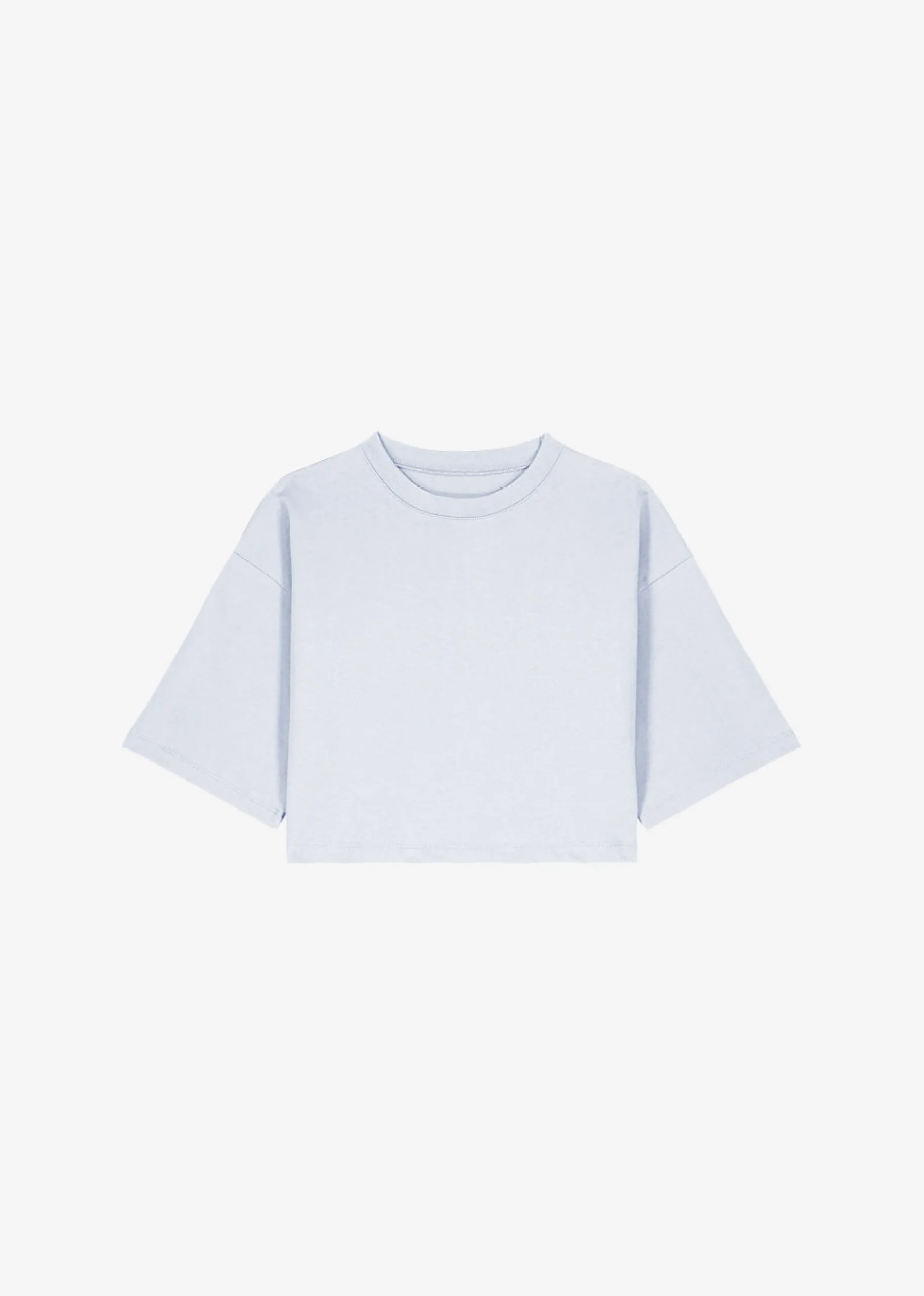 The Frankie Shop Karina Cropped T-Shirt Sky