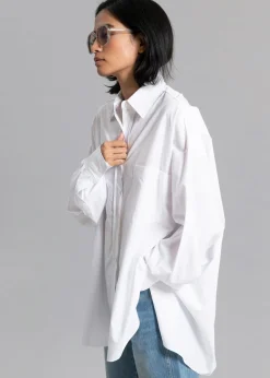 The Frankie Shop Kat Shirt White Outlet