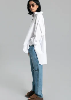 The Frankie Shop Kat Shirt White Outlet