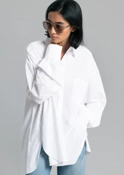 The Frankie Shop Kat Shirt White Outlet