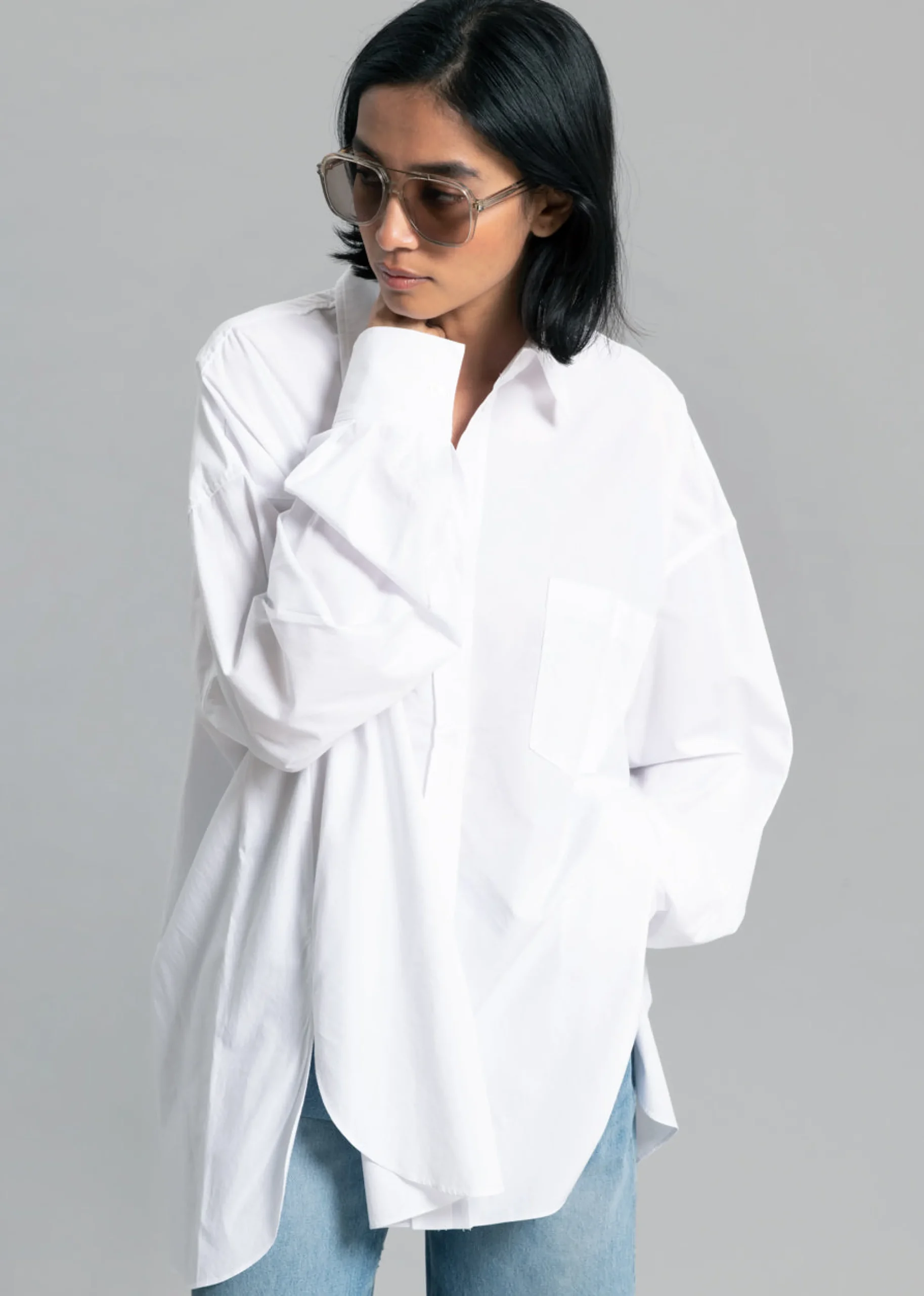 The Frankie Shop Kat Shirt White Outlet