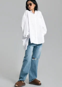The Frankie Shop Kat Shirt White Outlet