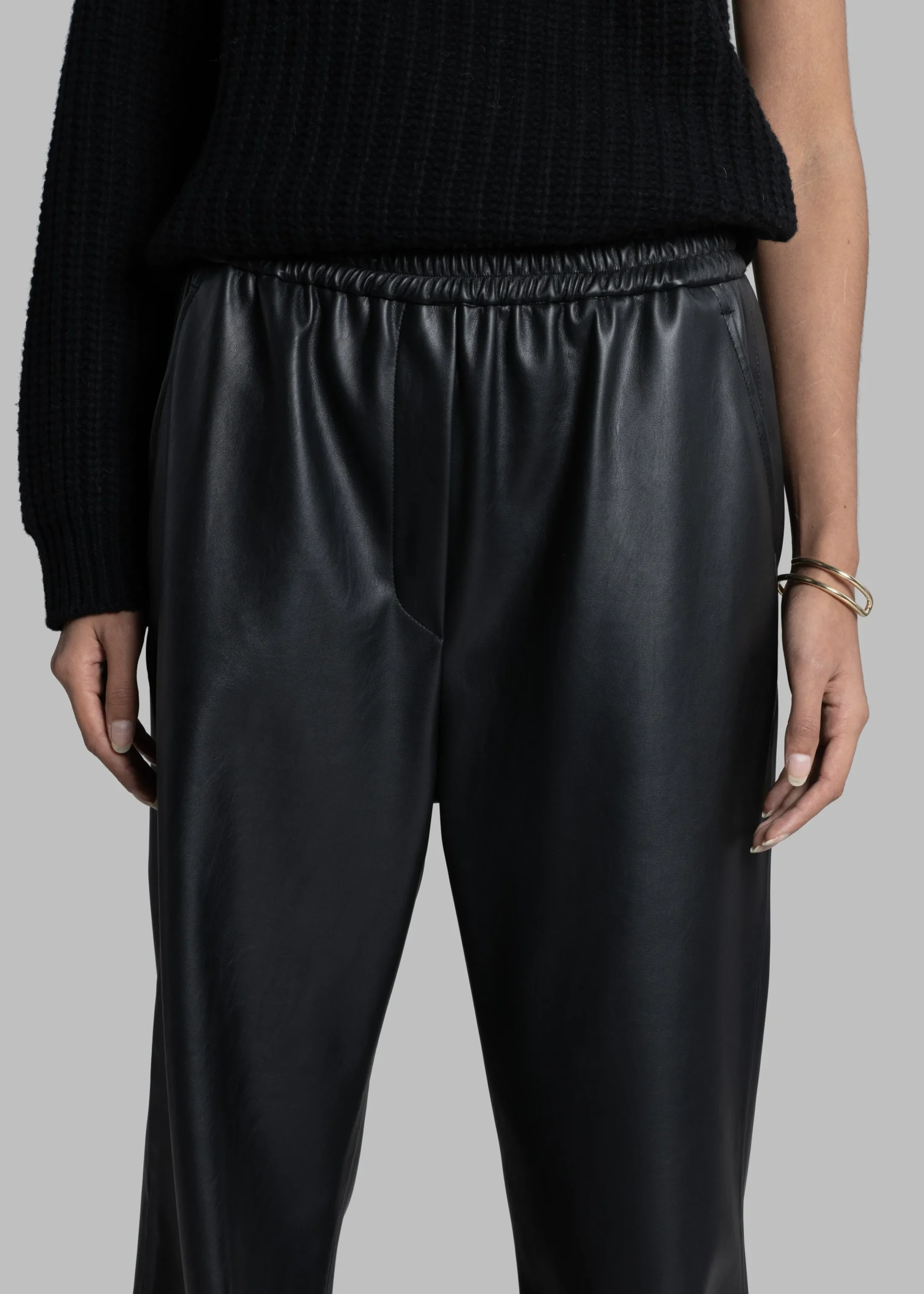 The Frankie Shop Kelan Faux Leather Pants Black Hot