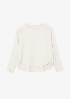 The Frankie Shop Kemp Silky Blouse Cream Sale