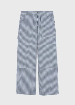 The Frankie Shop Kendall Pants Blue Stripe New