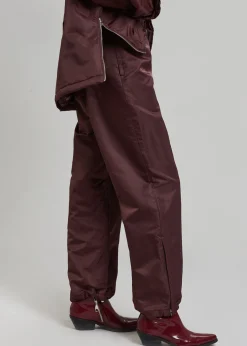 The Frankie Shop Kevin Track Pants Burgundy Best