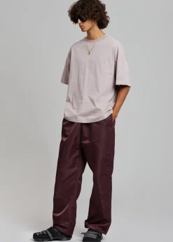 The Frankie Shop Kevin Track Pants Burgundy Best
