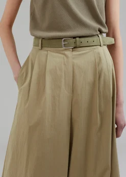 The Frankie Shop Kiel Wide Pants Pale Khaki Best