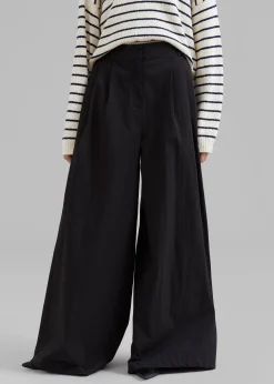 The Frankie Shop Kiel Wide Pants Black Sale