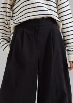 The Frankie Shop Kiel Wide Pants Black Sale