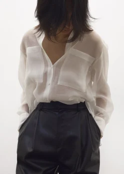 The Frankie Shop Kier Blouse Off White New