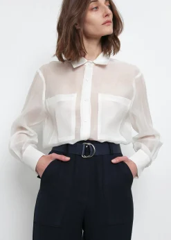The Frankie Shop Kier Blouse Off White New