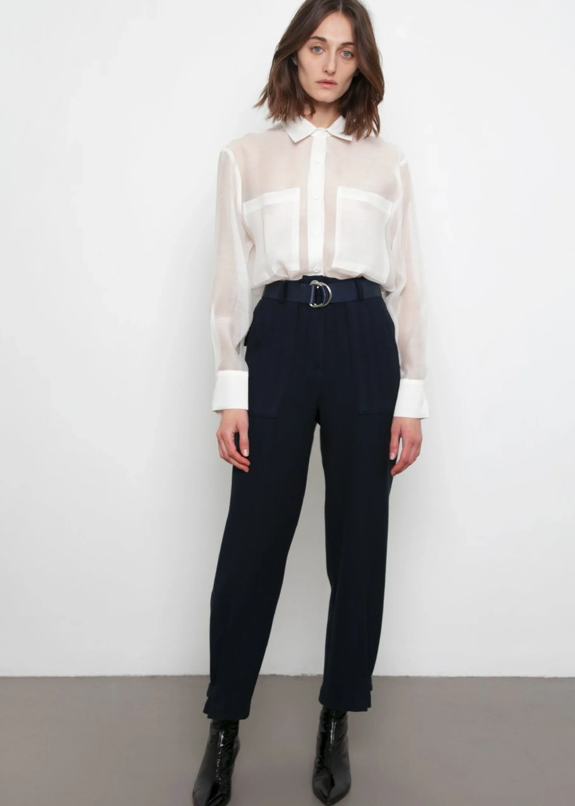 The Frankie Shop Kier Blouse Off White New