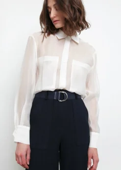 The Frankie Shop Kier Blouse Off White New