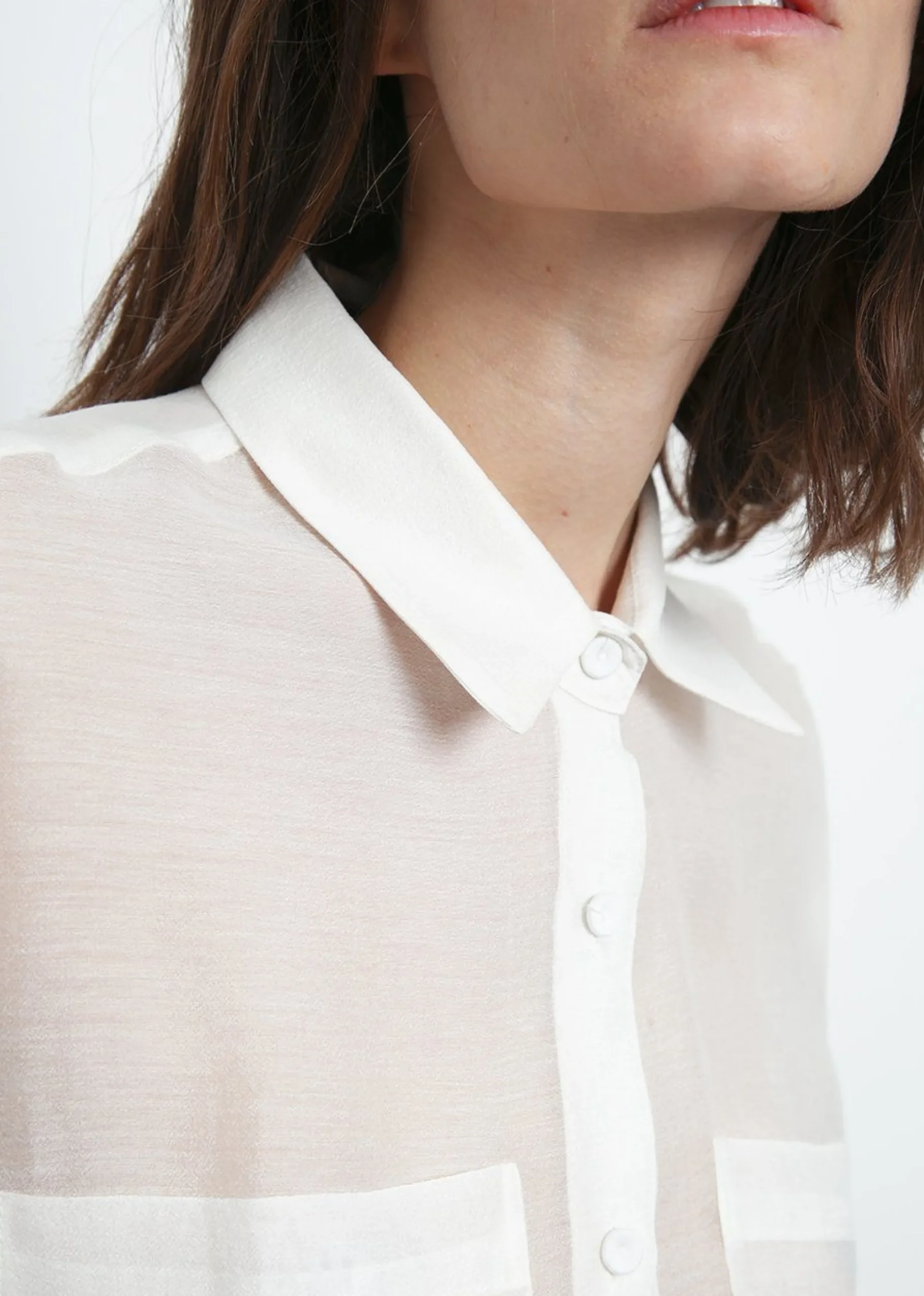 The Frankie Shop Kier Blouse Off White New