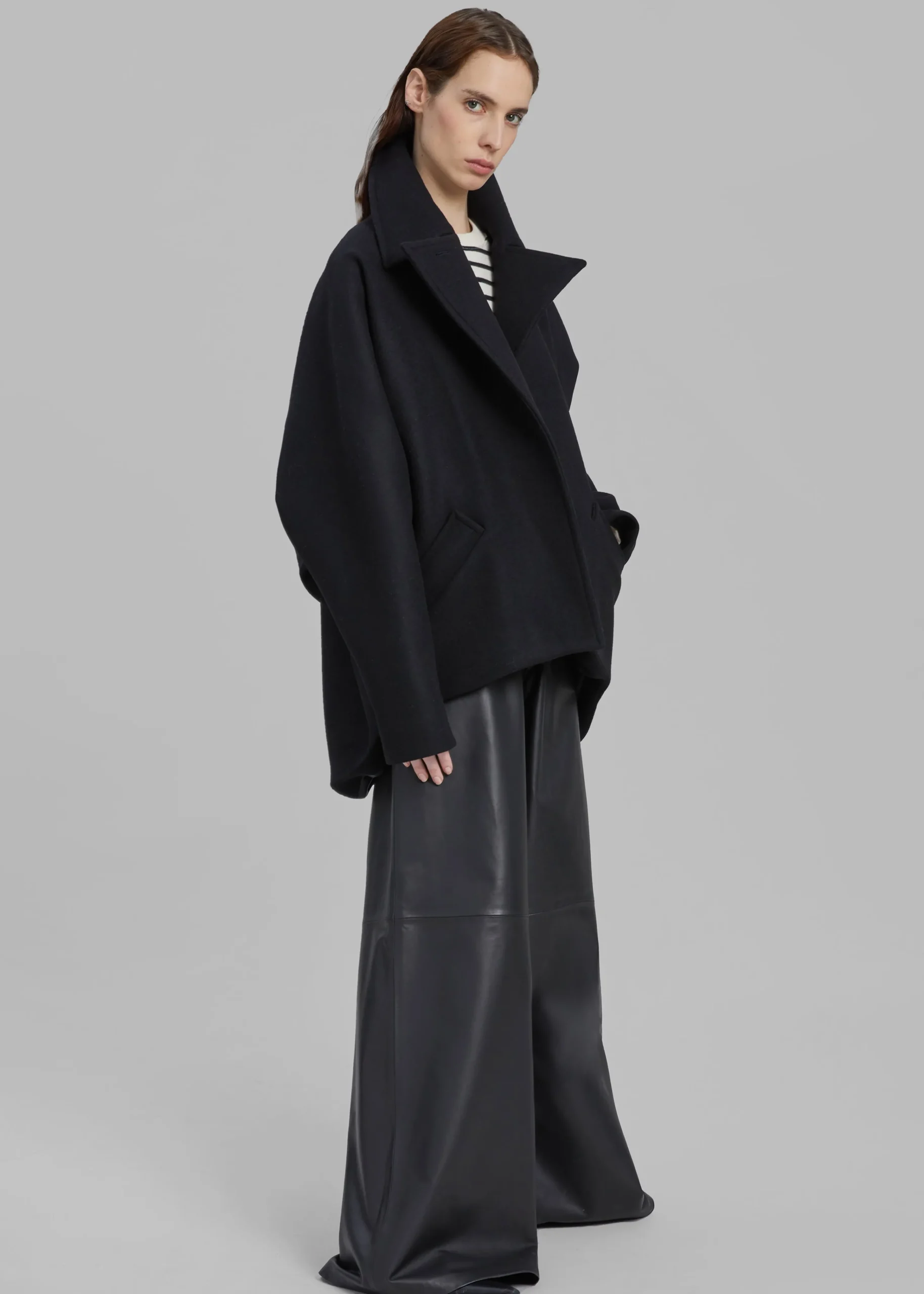 The Frankie Shop Lane Coat Black Hot