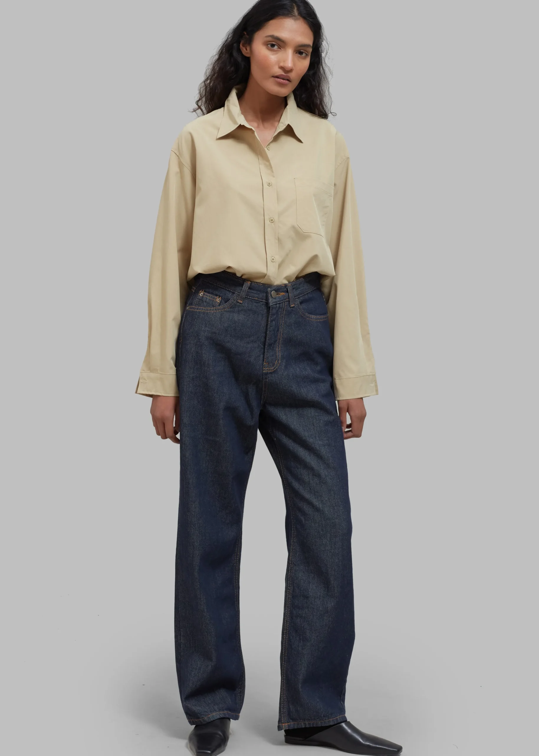 The Frankie Shop Laris Jeans Indigo New