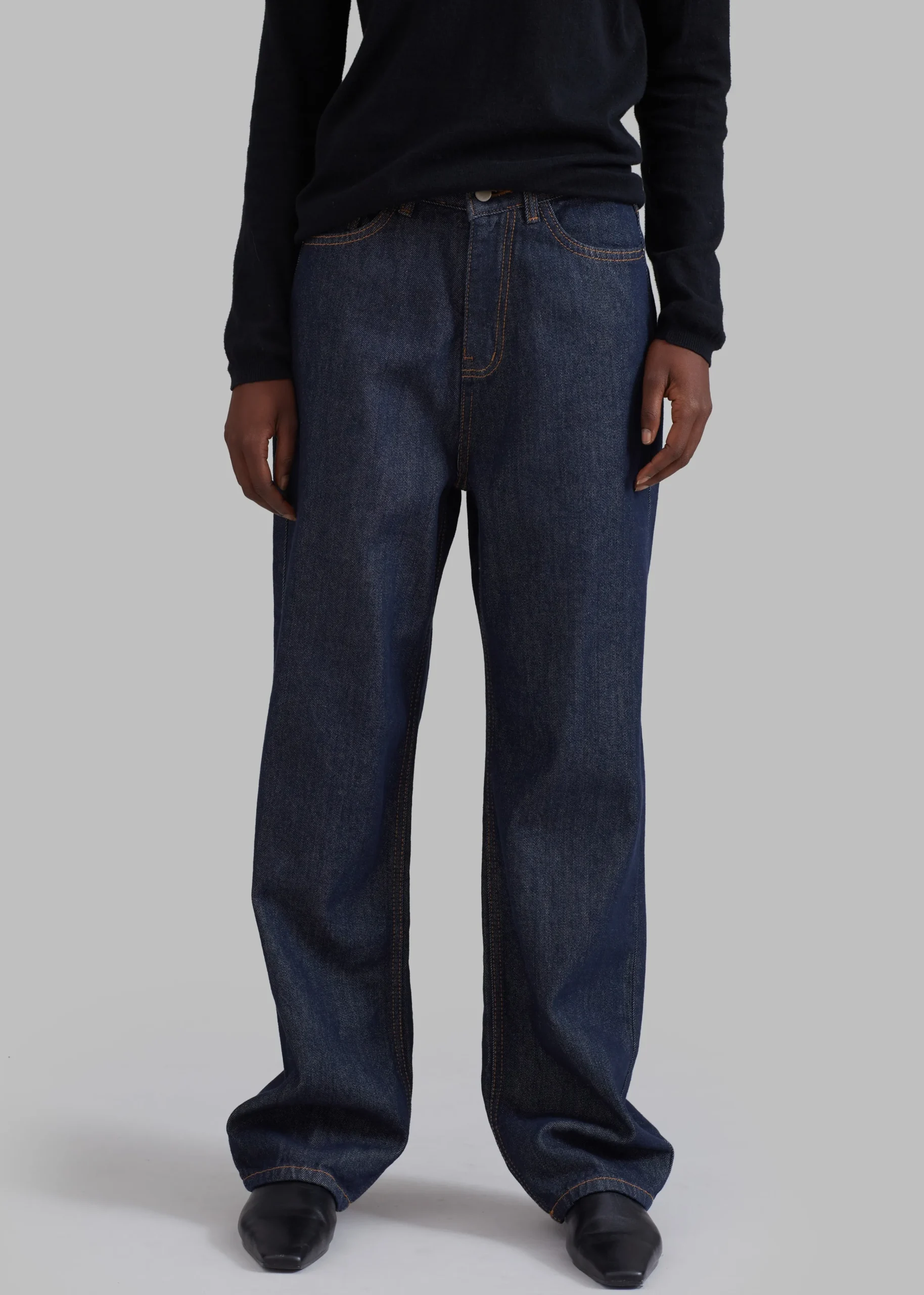 The Frankie Shop Laris Jeans Indigo New