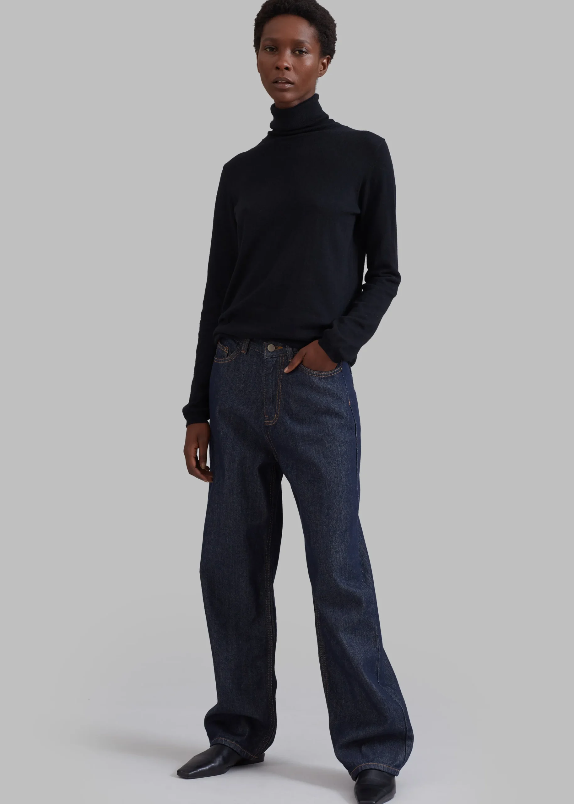 The Frankie Shop Laris Jeans Indigo New