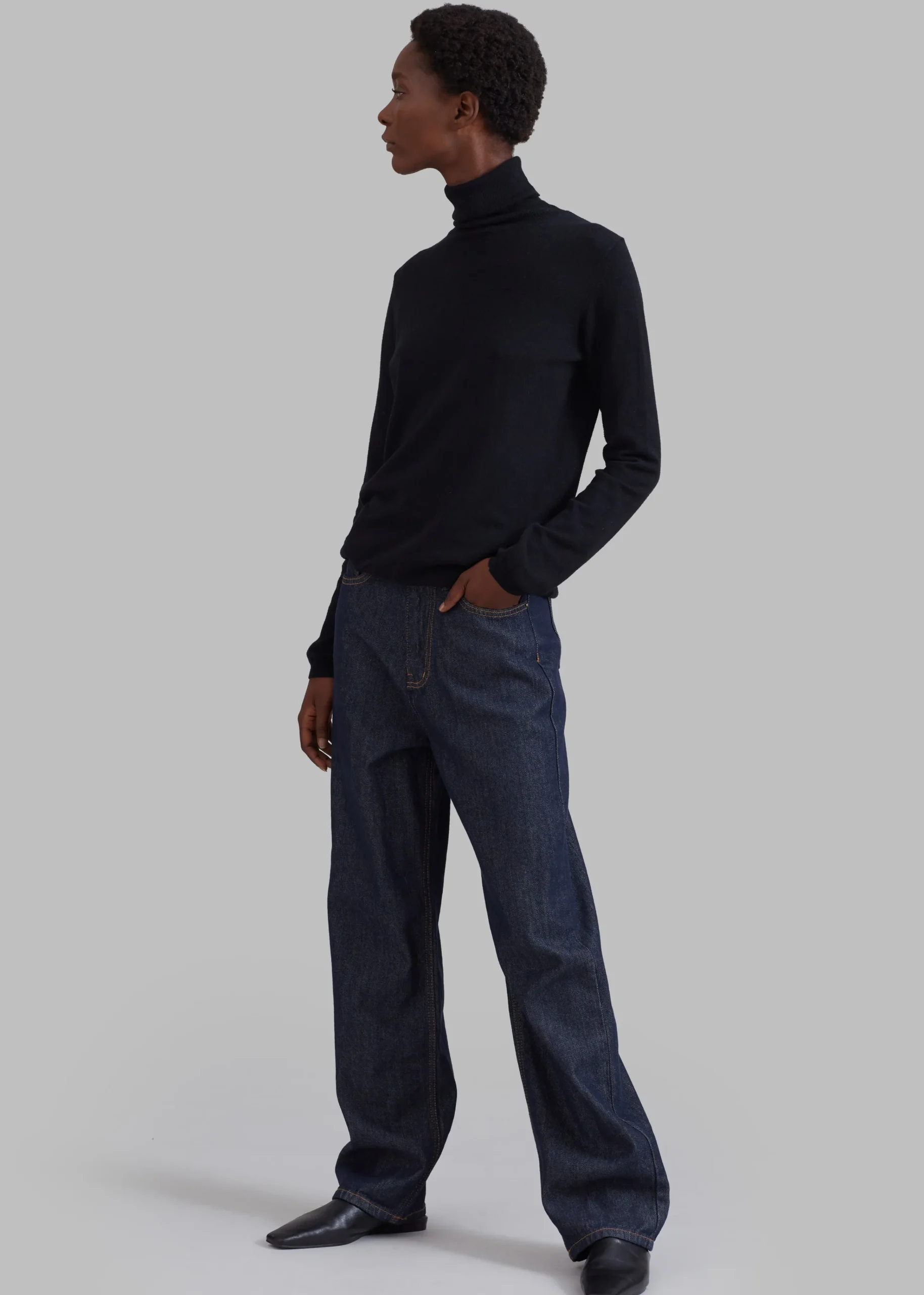 The Frankie Shop Laris Jeans Indigo New