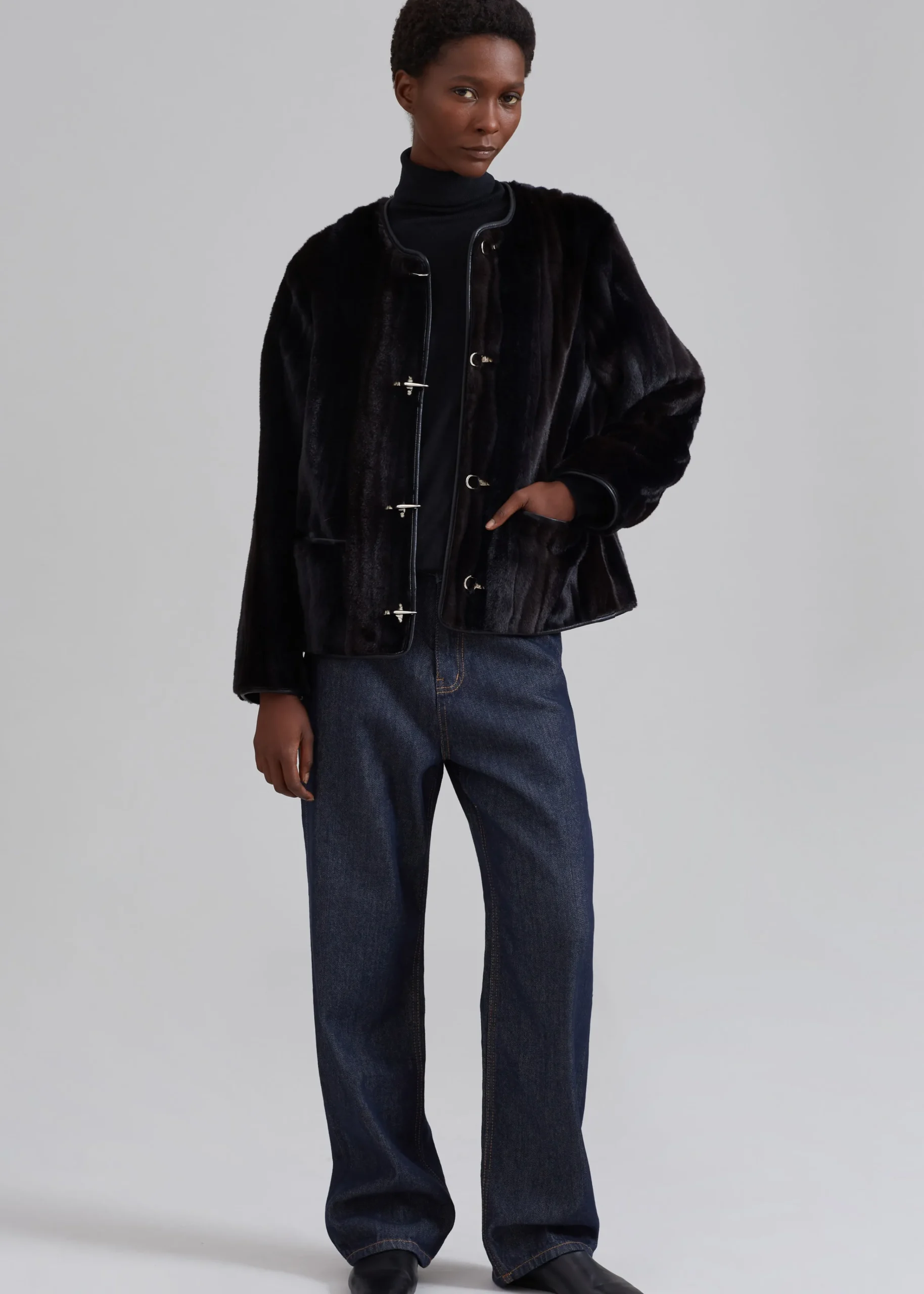 The Frankie Shop Laris Jeans Indigo New