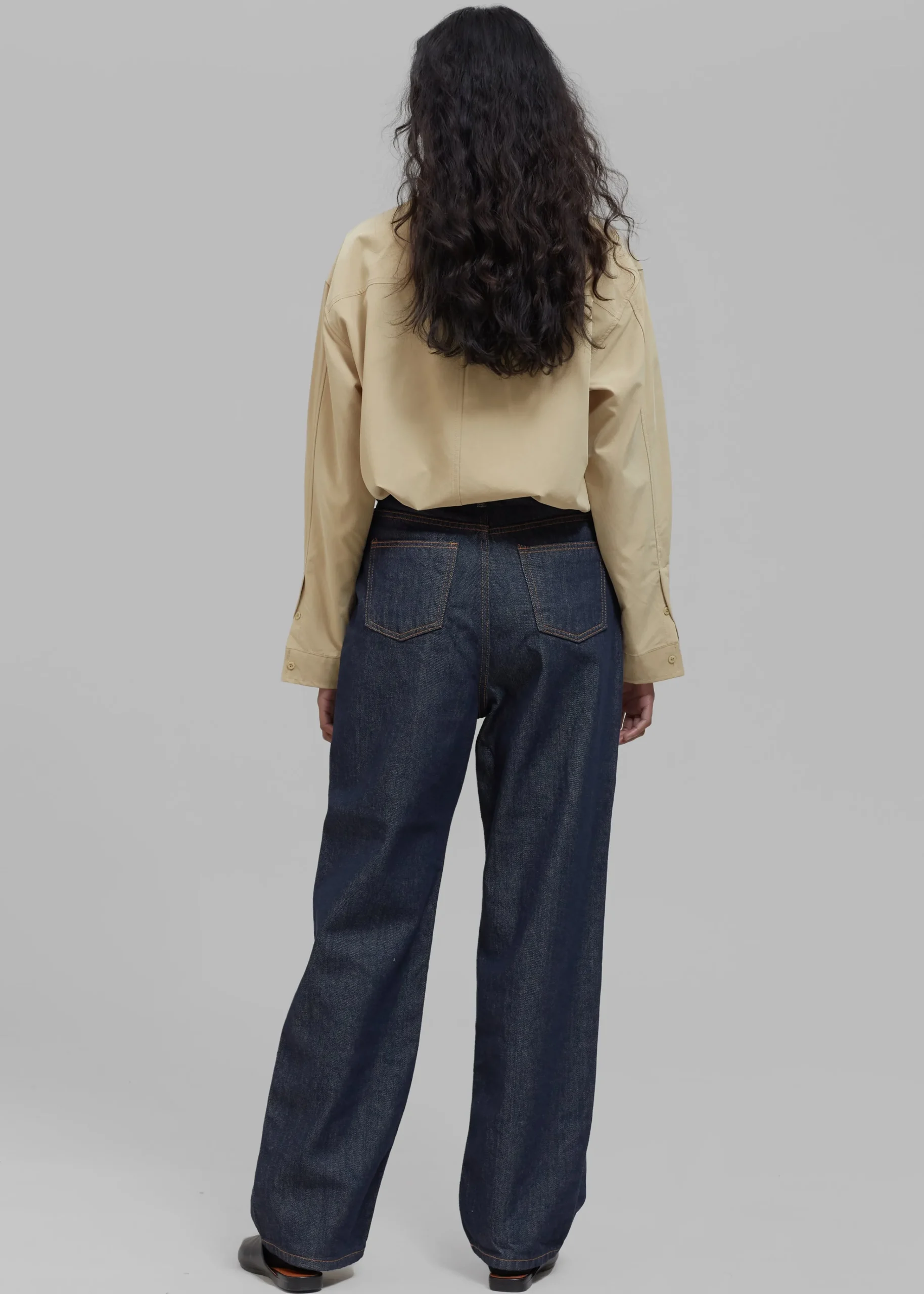 The Frankie Shop Laris Jeans Indigo New