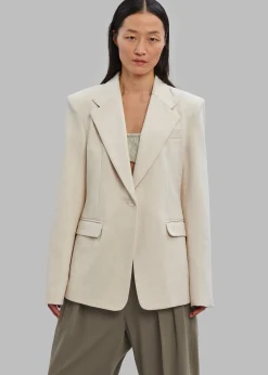 The Frankie Shop Lasla Blazer Cream New