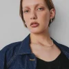 The Frankie Shop Laura Lombardi Bar Chain Necklace Silver Best
