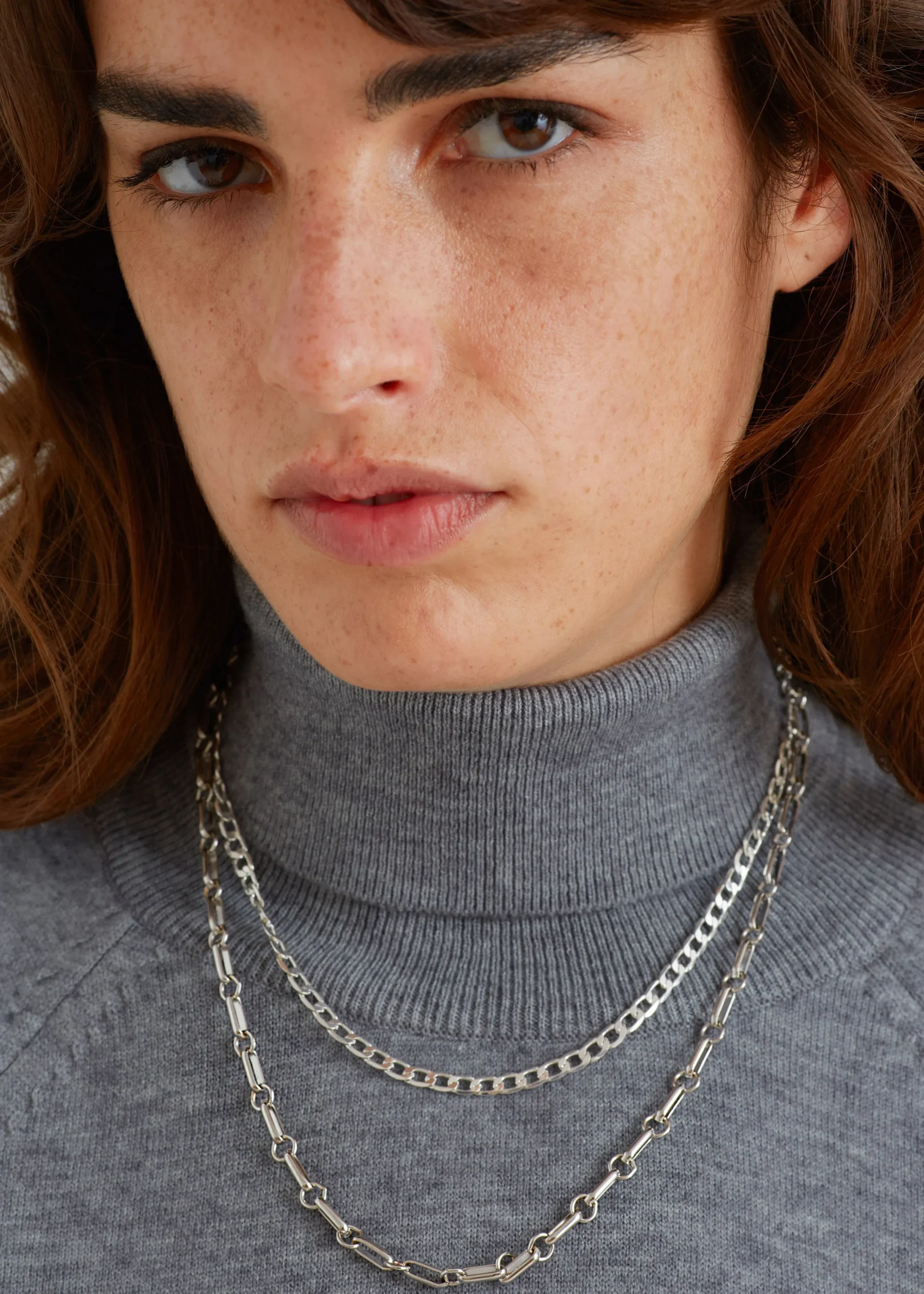 The Frankie Shop Laura Lombardi Bar Chain Necklace Silver Best
