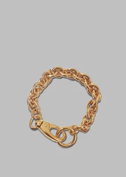 The Frankie Shop Laura Lombardi Cable Bracelet Gold