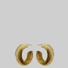 The Frankie Shop Laura Lombardi Cusp Hoops Gold Outlet