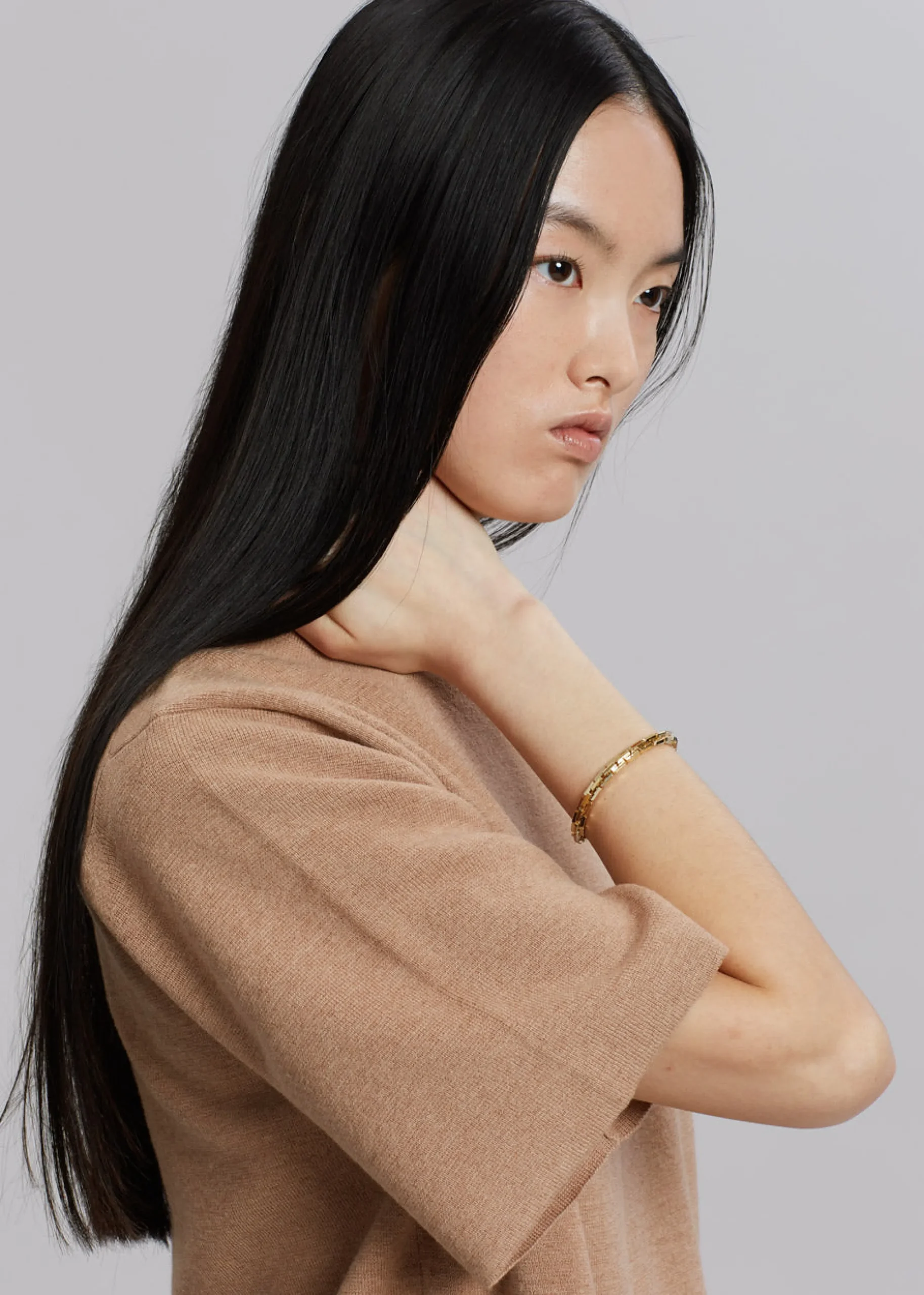 The Frankie Shop Laura Lombardi Greca Bracelet Gold Hot