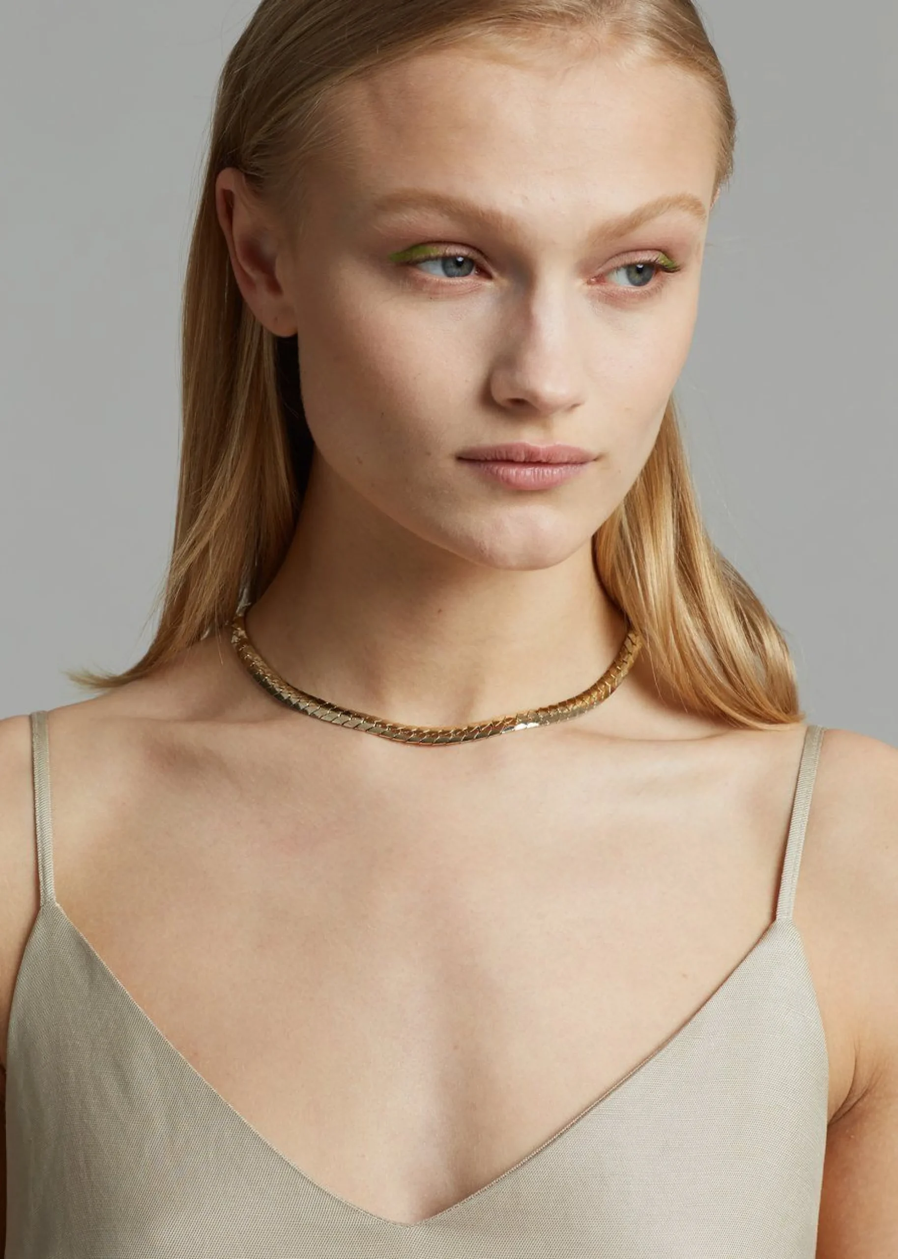 The Frankie Shop Laura Lombardi Piatta Necklace Gold