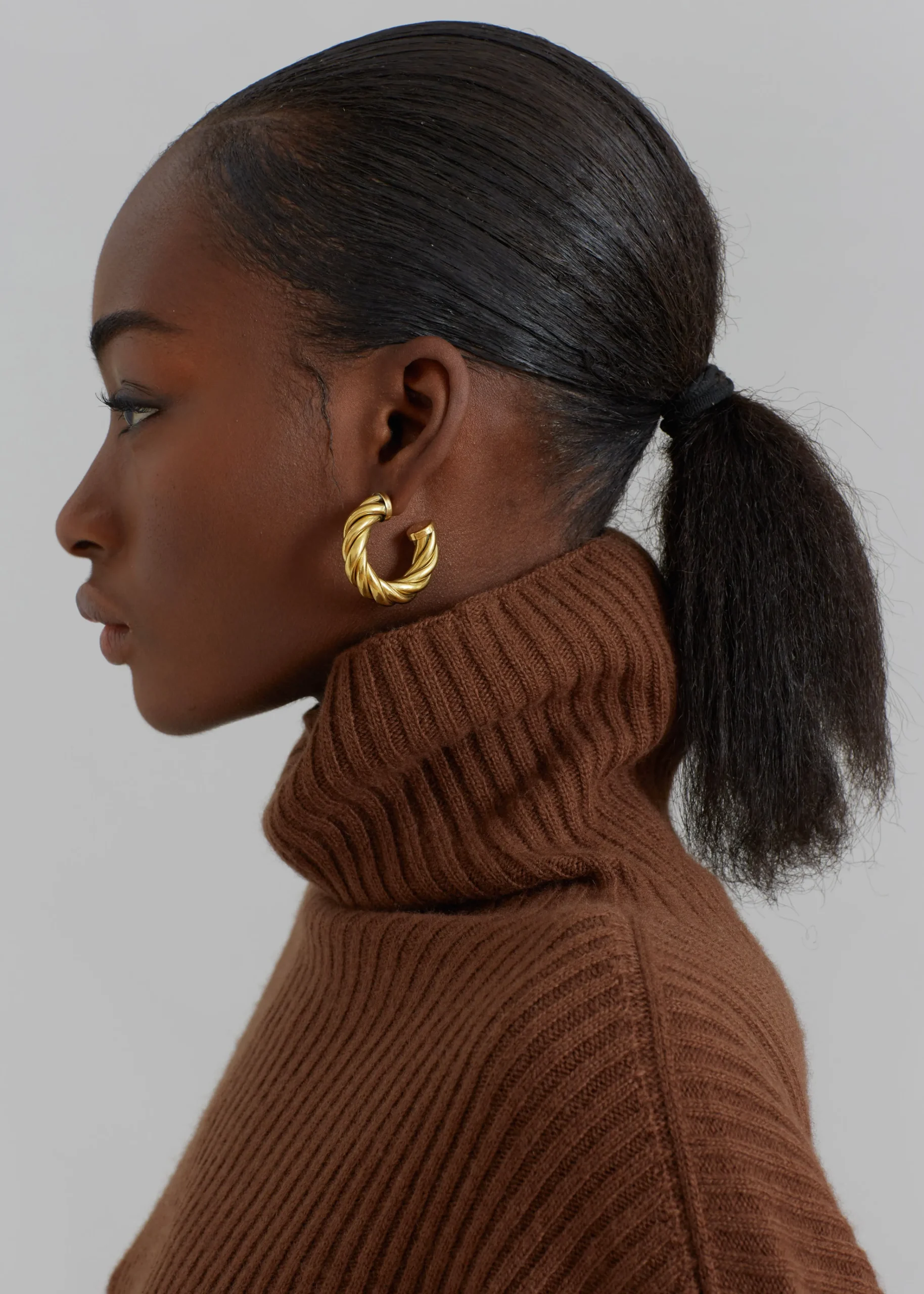 The Frankie Shop Laura Lombardi Spira Hoops Gold
