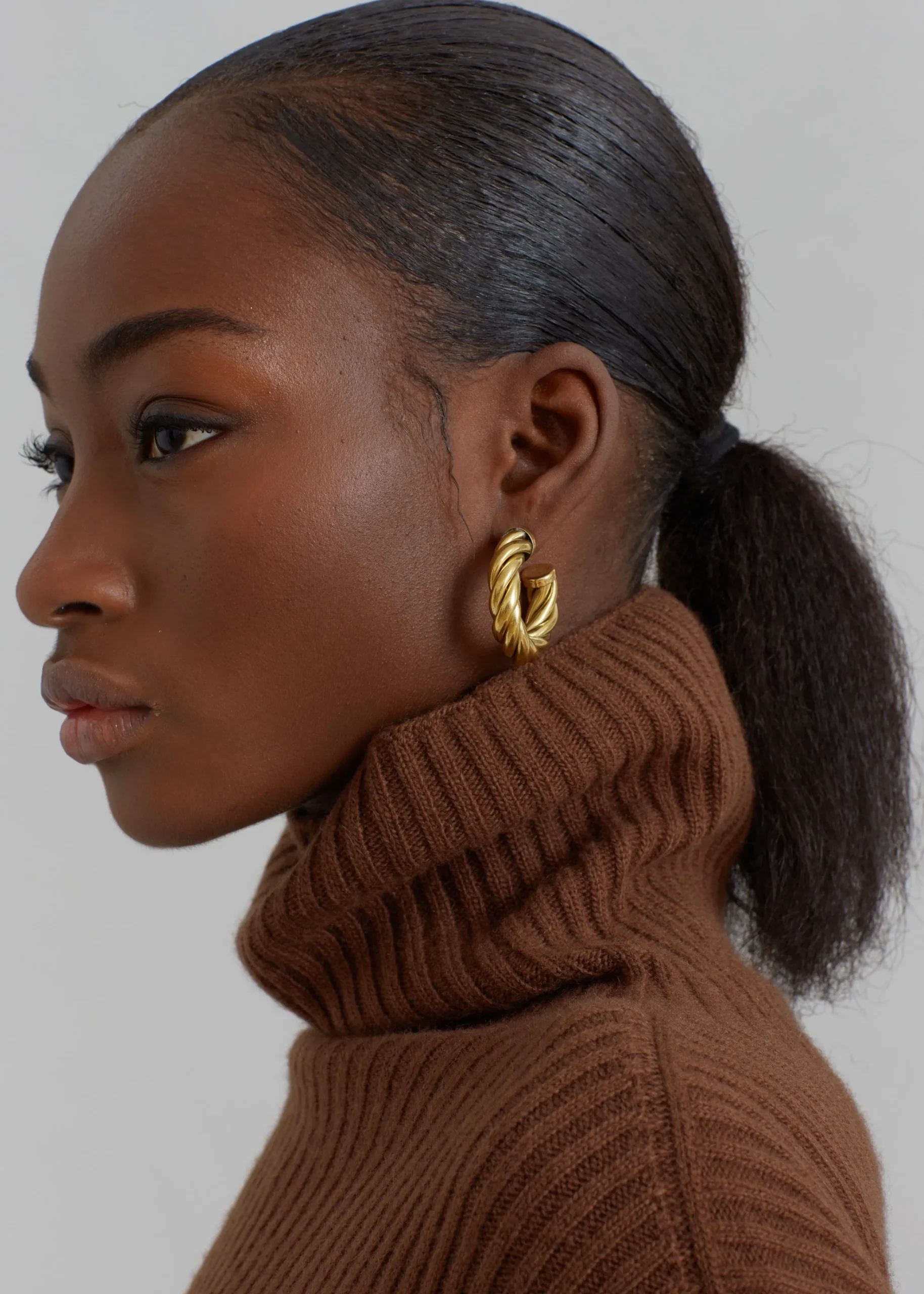 The Frankie Shop Laura Lombardi Spira Hoops Gold